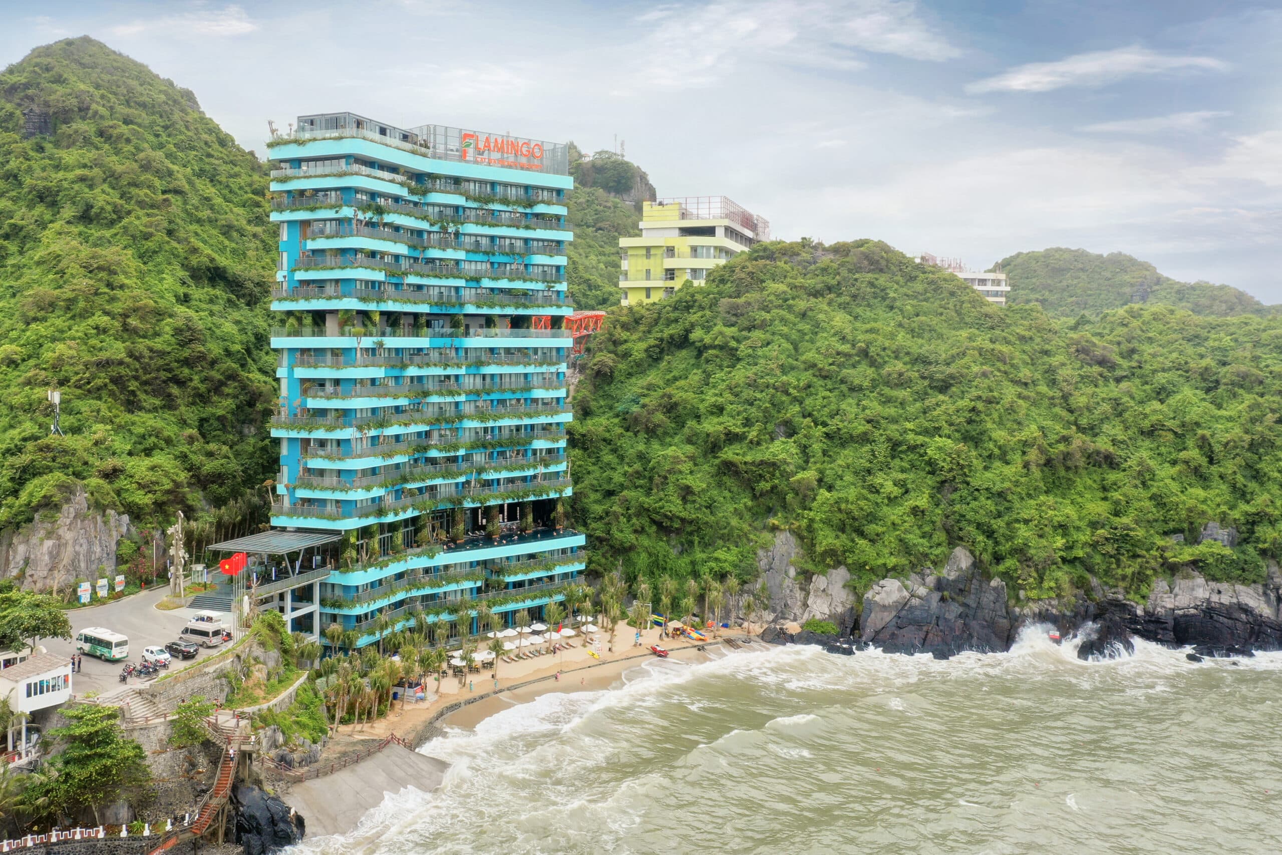 Bãi biển riêng cát trắng