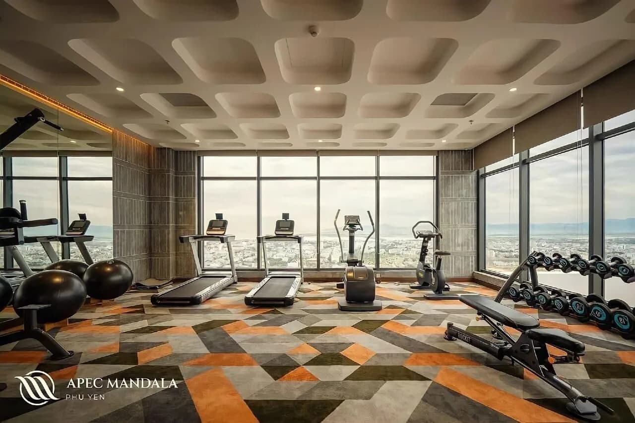 Phòng gym hiện đại