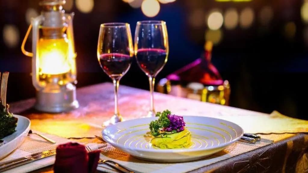 Set menu lãng mạn bên sóng