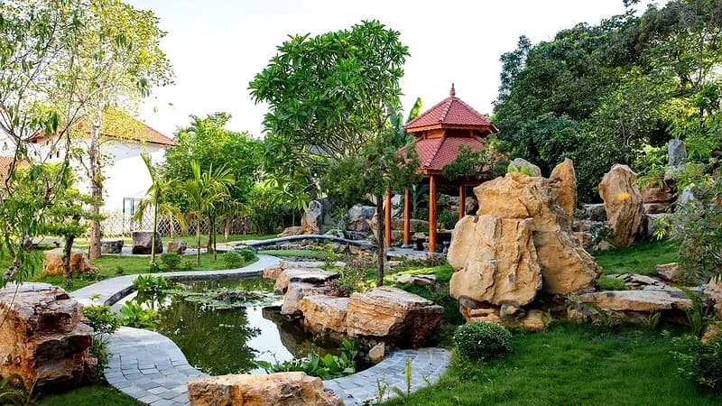Vườn Nhật & hồ cá Koi