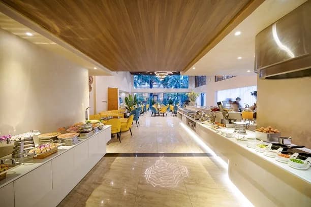 Quầy buffet chế biến tại chỗ