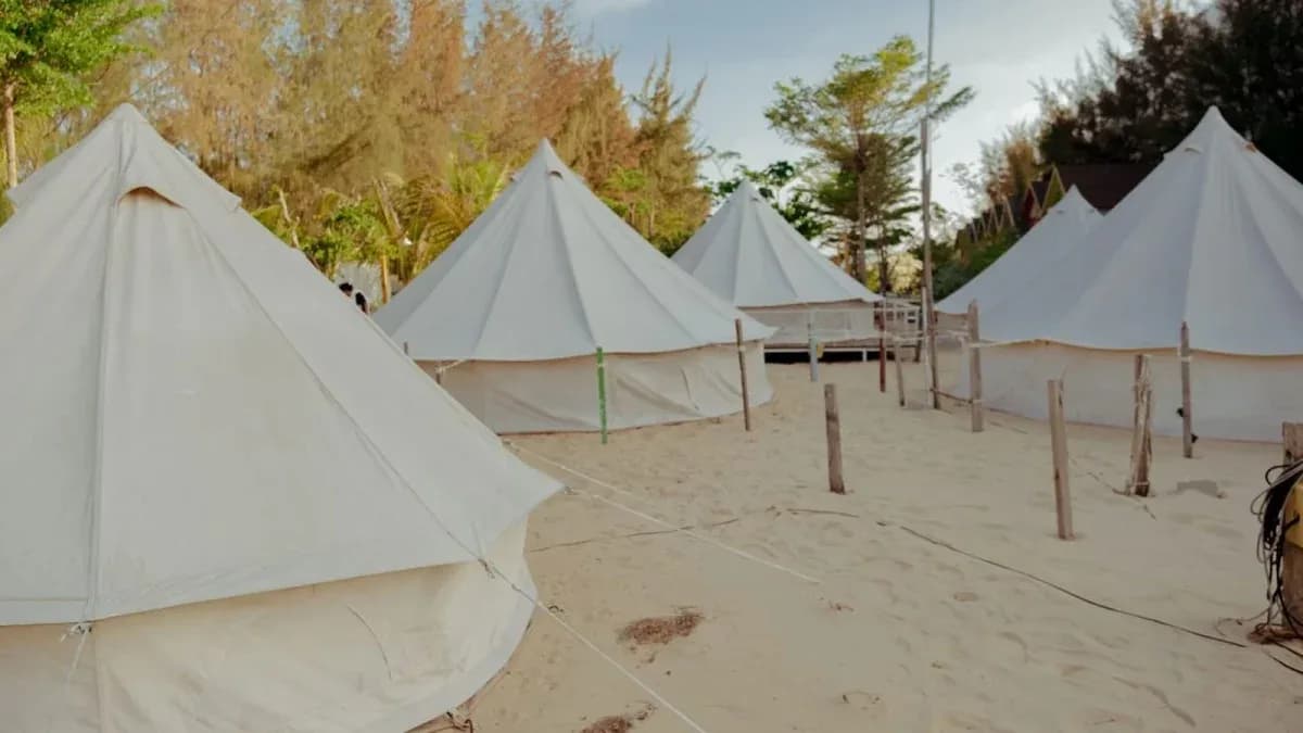 Glamping bên biển