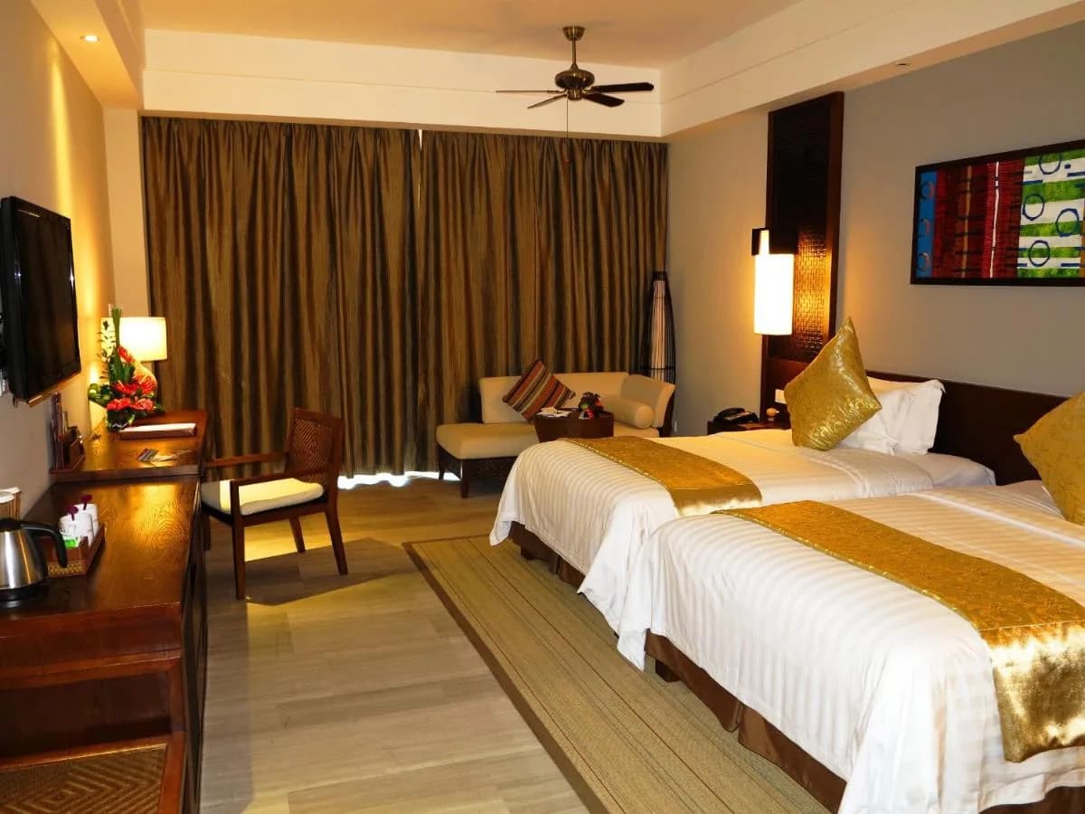 Phòng Premier hướng vườn – Twin