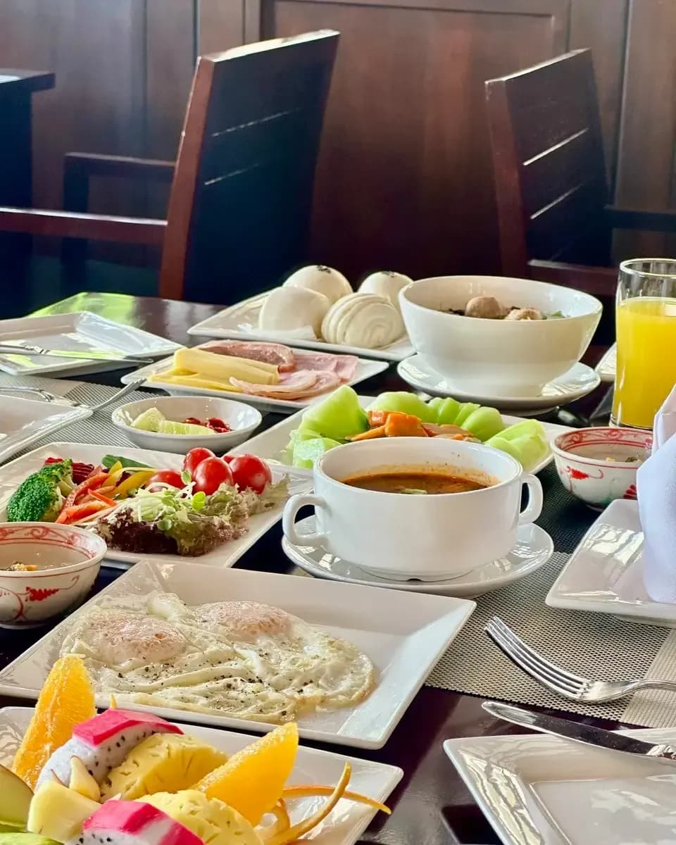 Buffet sáng đa dạng