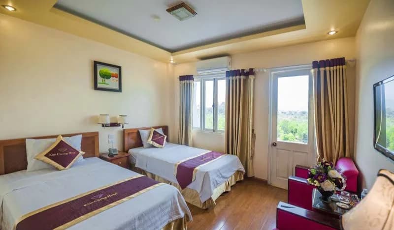 Phòng Deluxe 2 Giường Ban Công