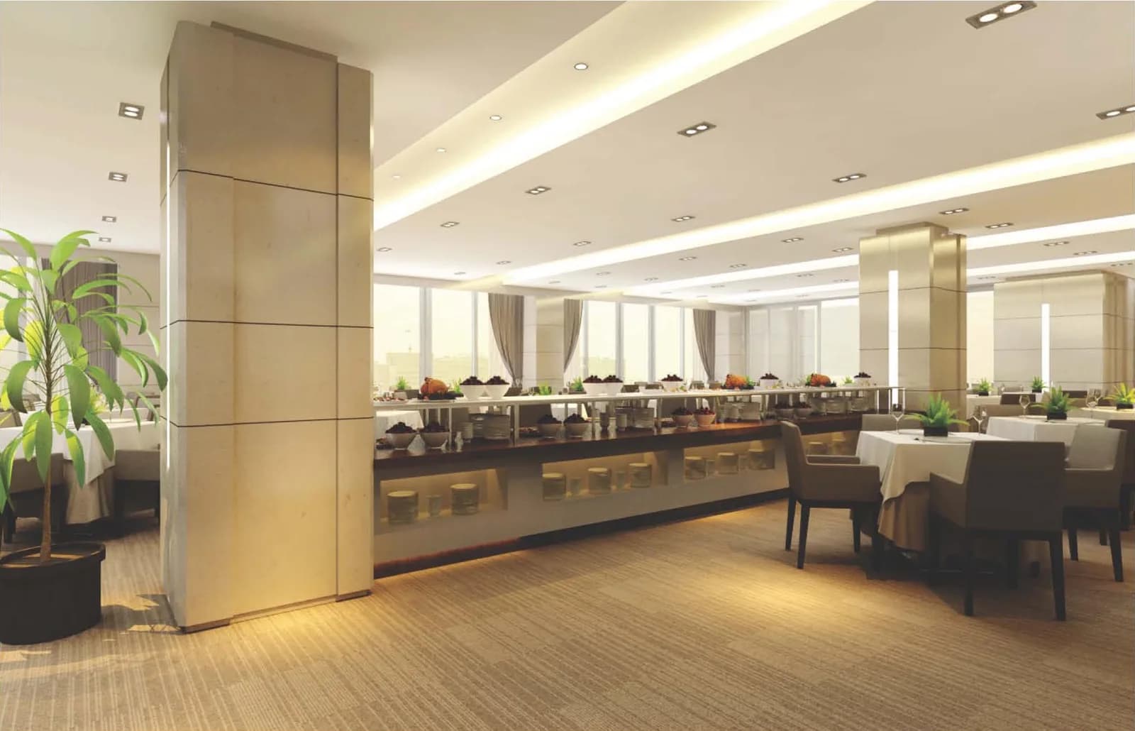 Buffet sáng đa dạng