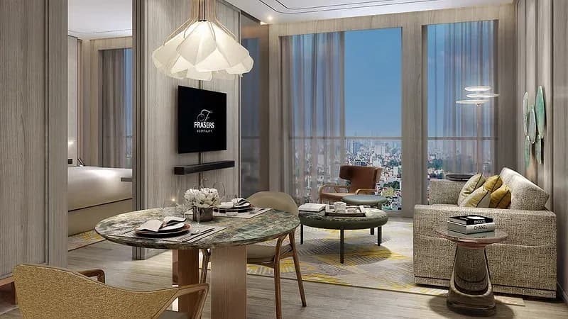 Căn hộ có bếp riêng, hướng Hồ Tây
