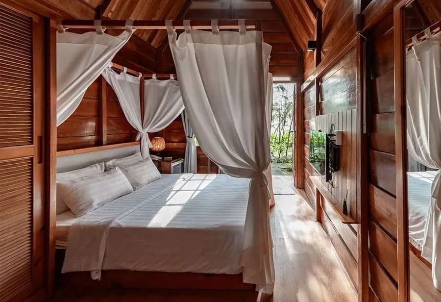 Bungalow gỗ độc đáo