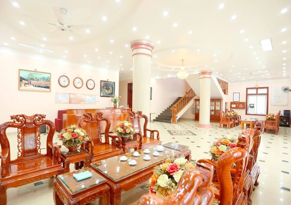 Sảnh chờ rộng rãi