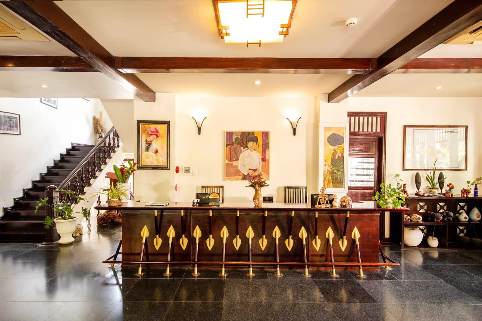 Sảnh đón đậm bản sắc Thái