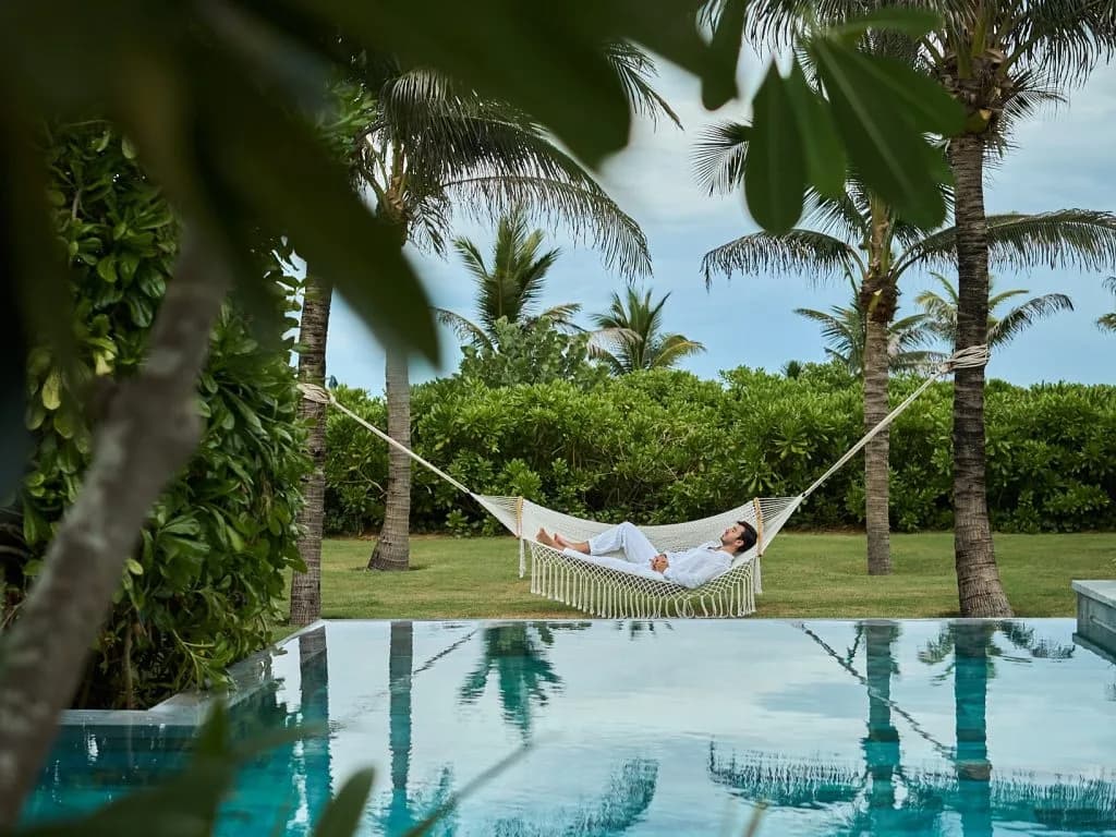 Hồ bơi riêng từng villa