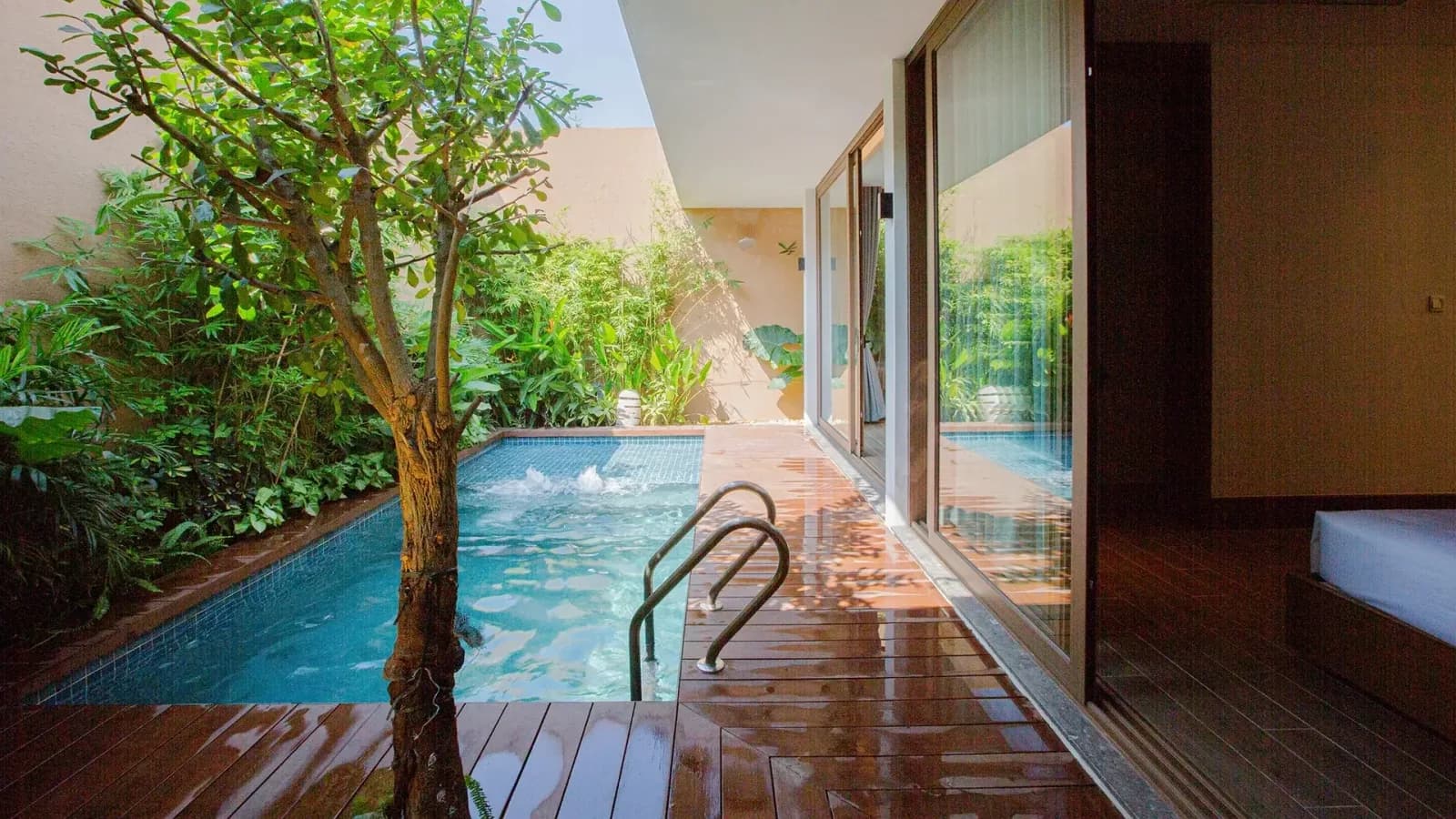 Villa bể bơi khoáng riêng tư