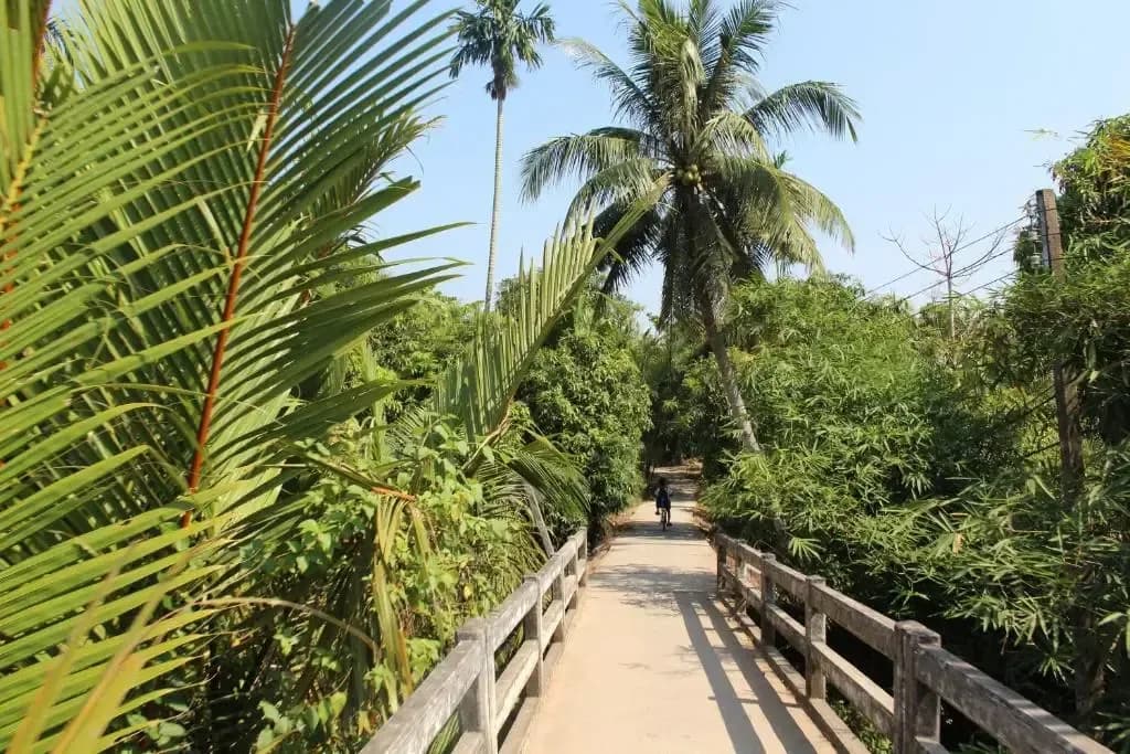 Đạp xe khám phá làng quê