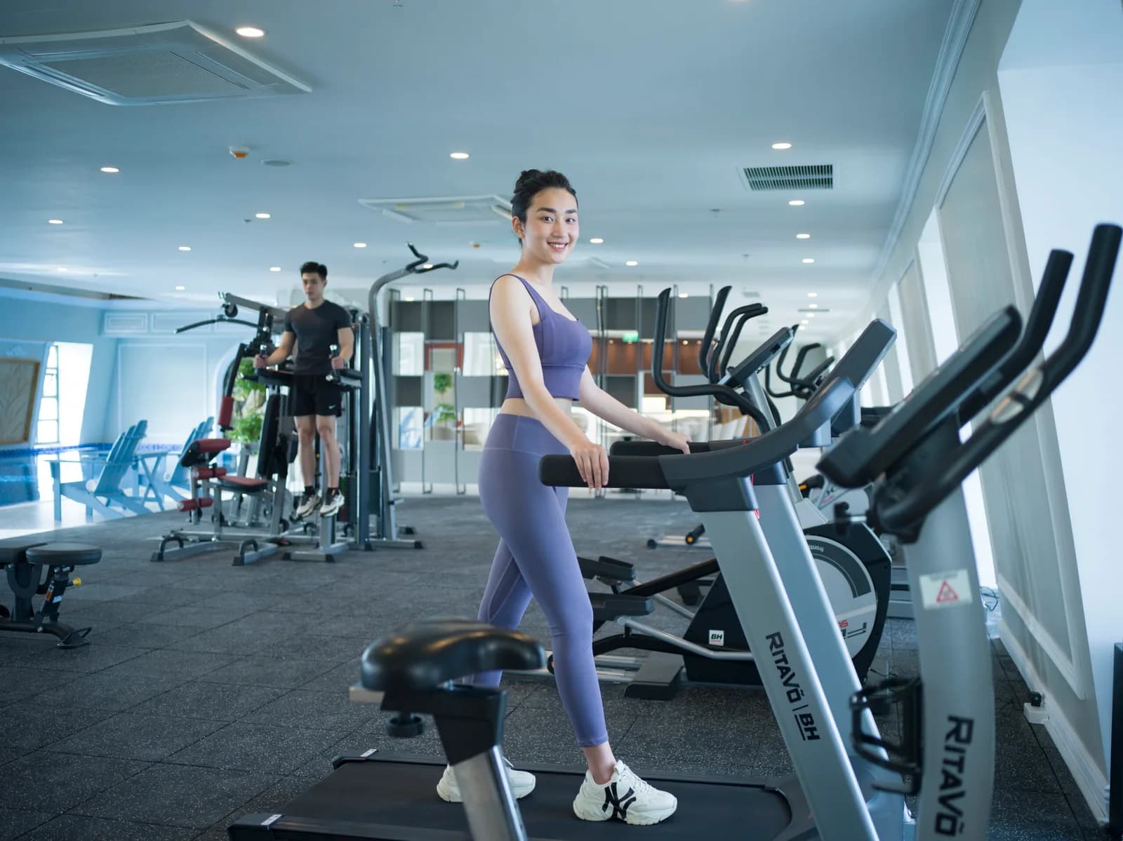 Phòng gym hiện đại