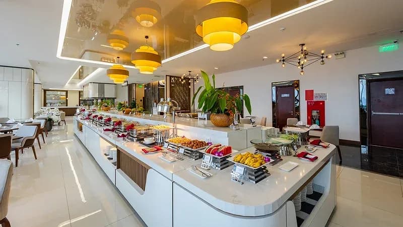 Ẩm thực buffet hướng biển