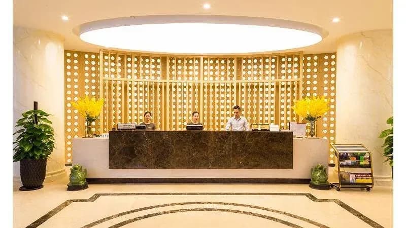 Sảnh lễ tân sang trọng