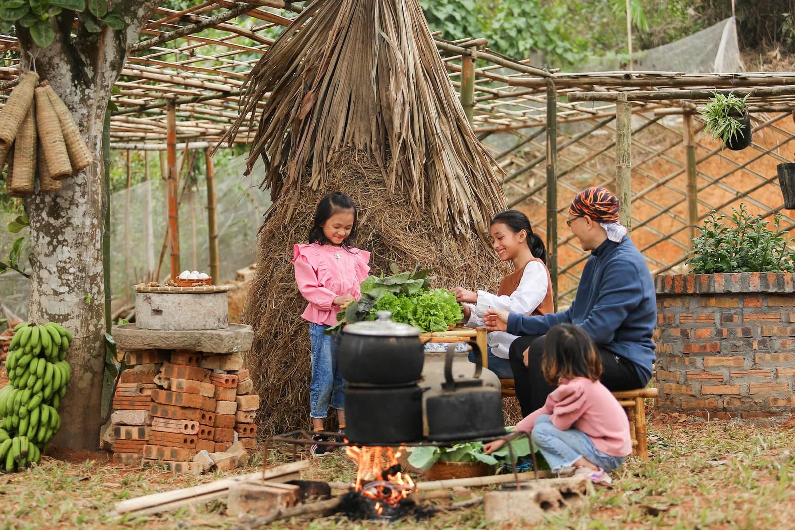 Bếp quê & farm-to-table