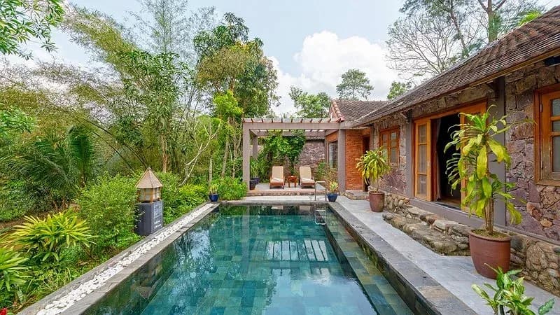 Traditional Vietnamese Pool House