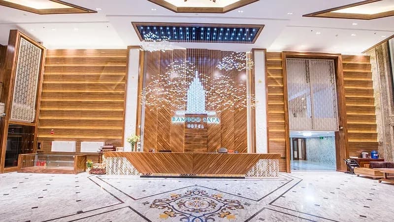 Sảnh lễ tân ấm cúng