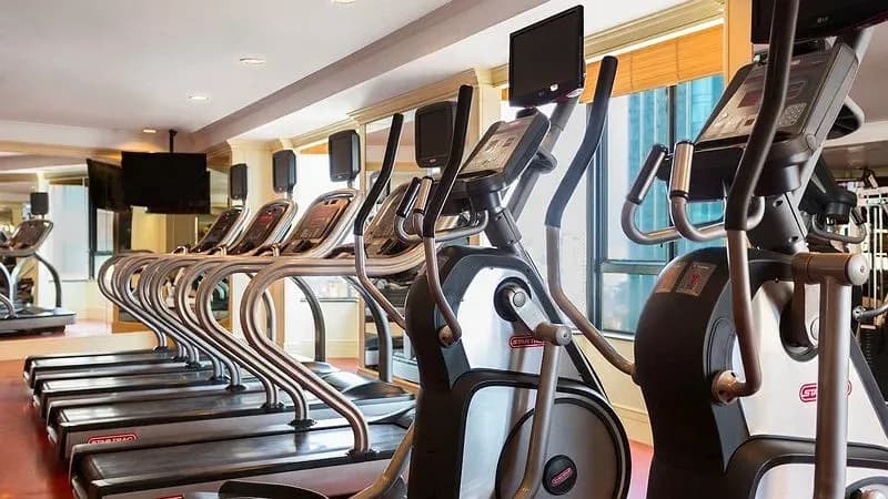 Phòng gym hiện đại