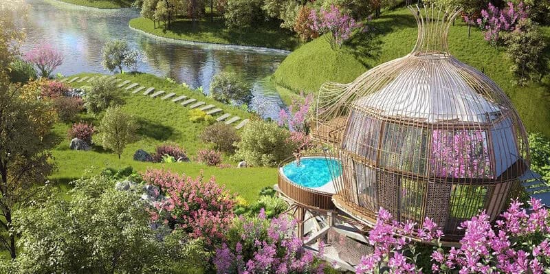 Villa gỗ độc bản