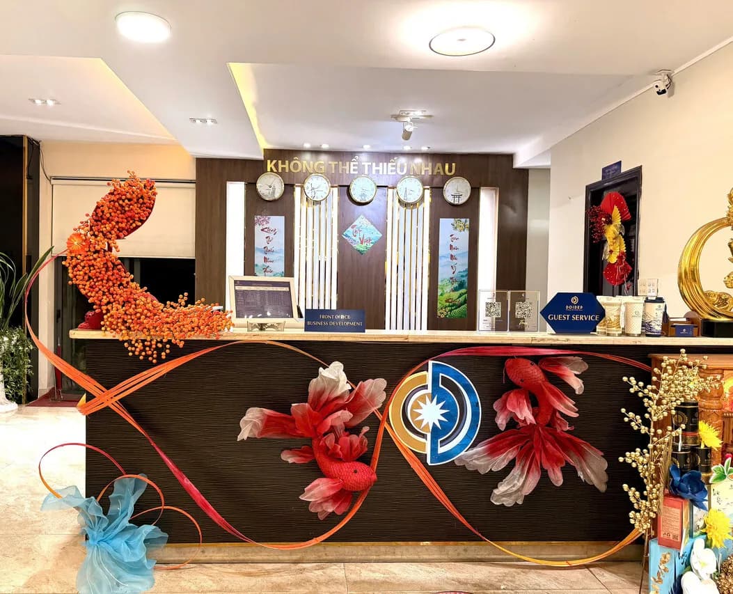 Sảnh đón tiếp sang trọng