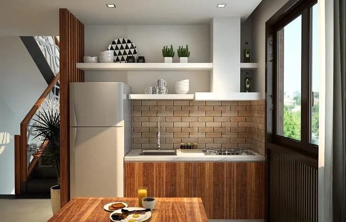 Bếp riêng đầy đủ tiện nghi