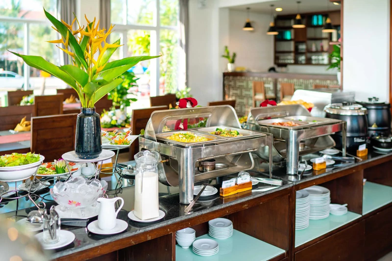 Buffet sáng phong phú