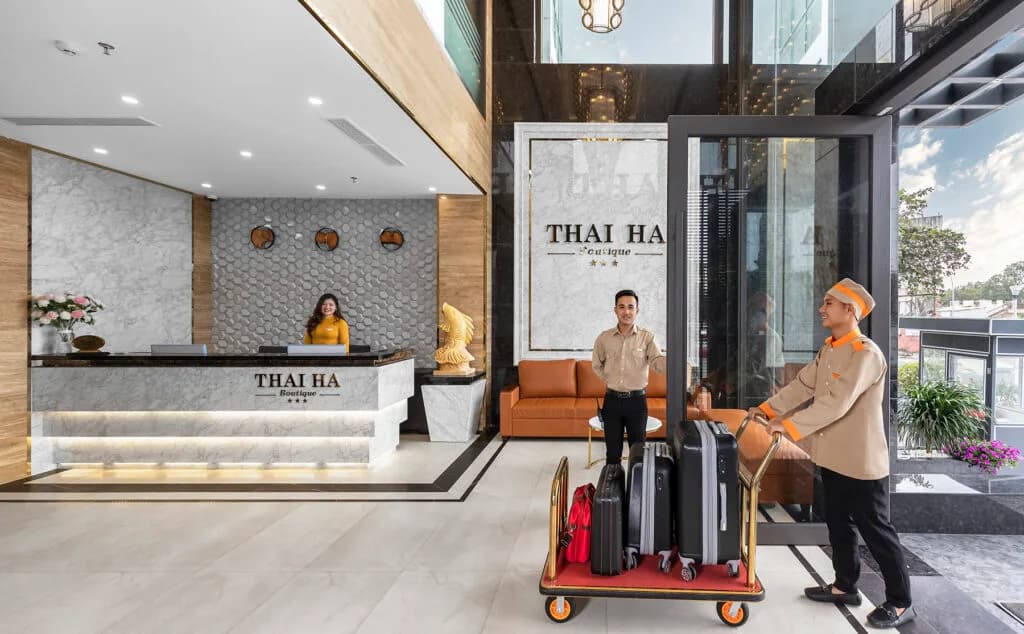Sảnh đón tiếp sang trọng