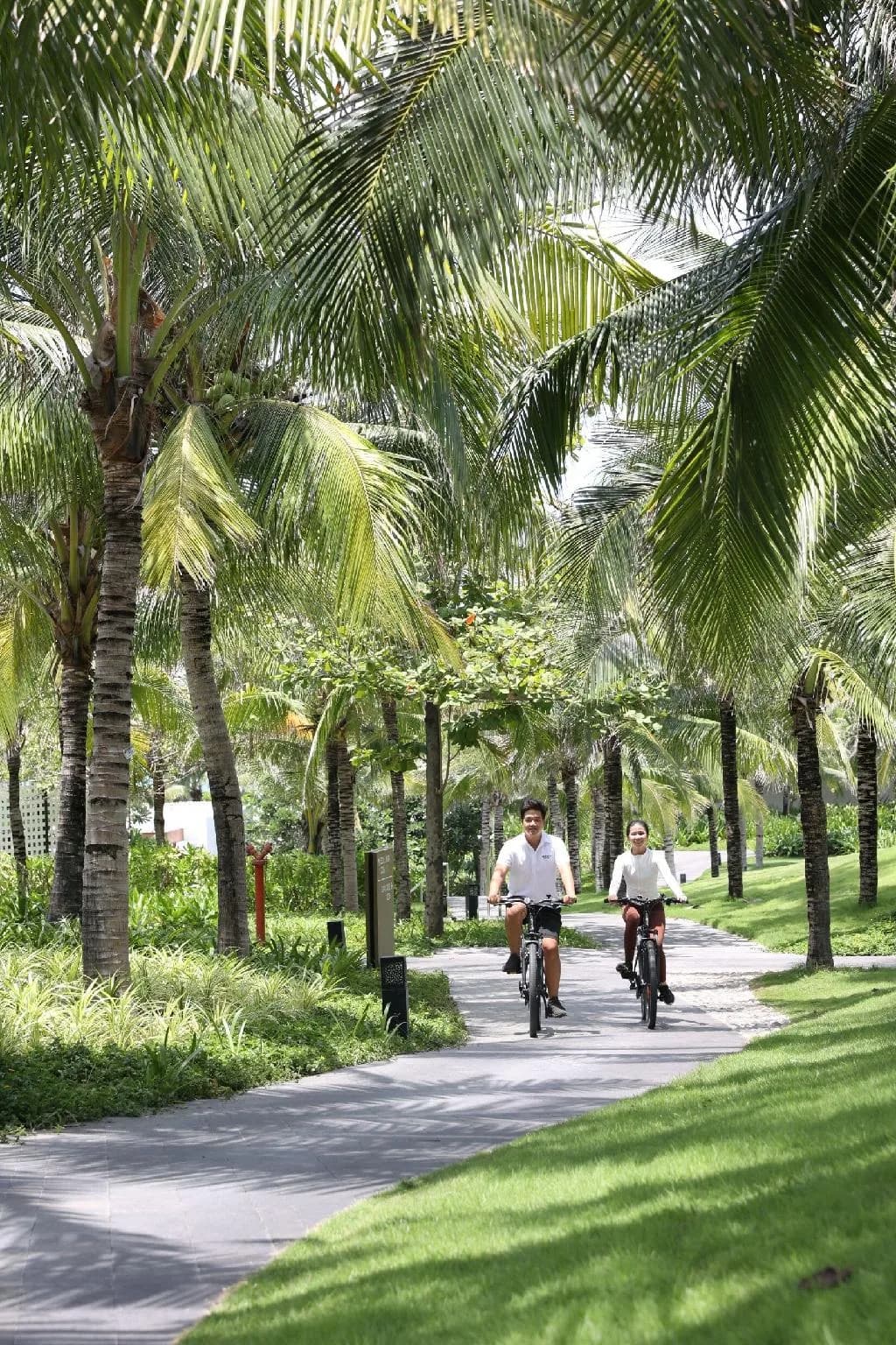 Đạp xe khám phá khu nghỉ