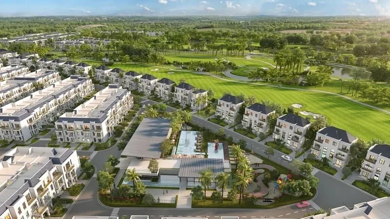 Khu villa nghỉ dưỡng bên fairway