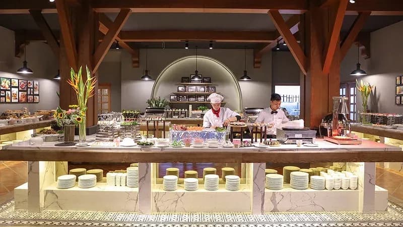 Buffet sáng đa dạng