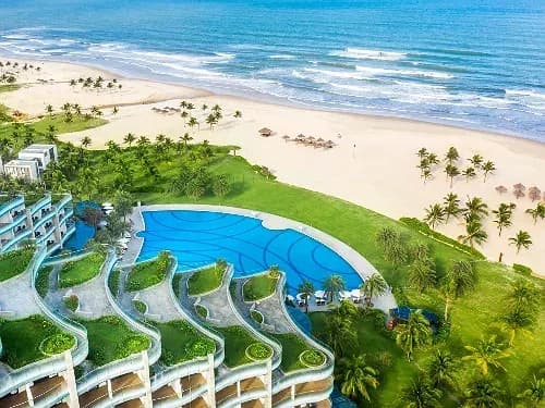 Bể bơi vô cực hình vỏ trai