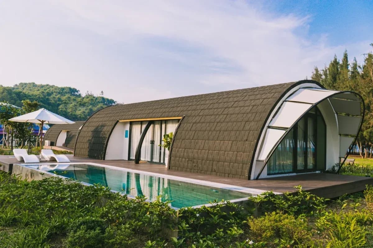 Bungalow có bể bơi riêng