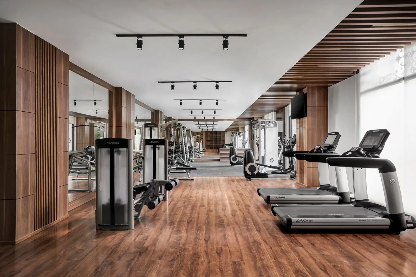Phòng gym hiện đại