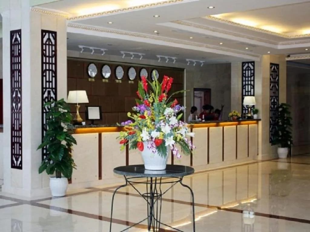 Sảnh lễ tân sang trọng
