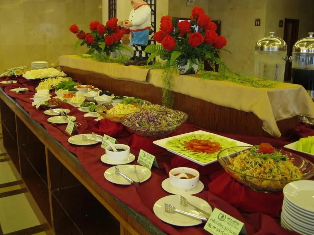Buffet sáng đa dạng