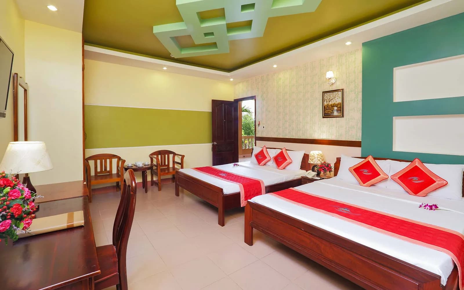 Combo gia đình biển xanh
