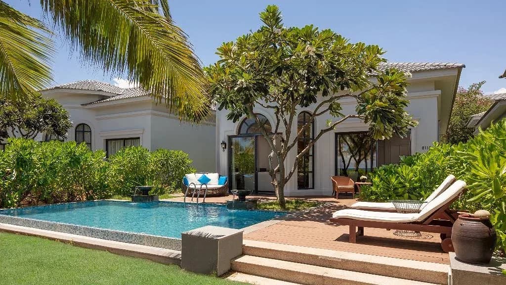Villa bể bơi riêng biệt lập