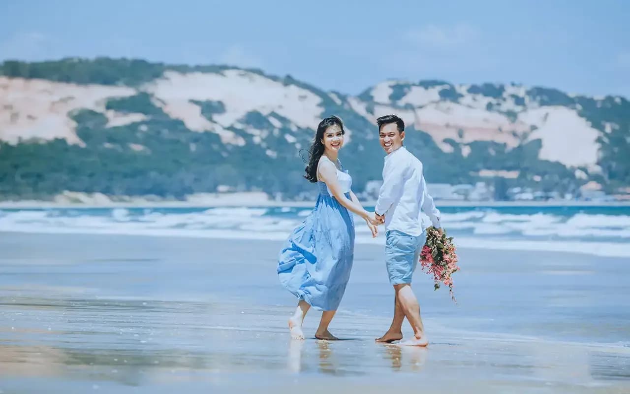 Bãi biển riêng & đồi cát đỏ