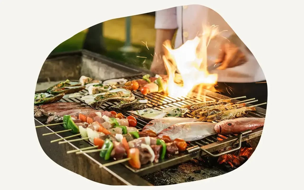 Tiệc nướng hải sản cuối tuần