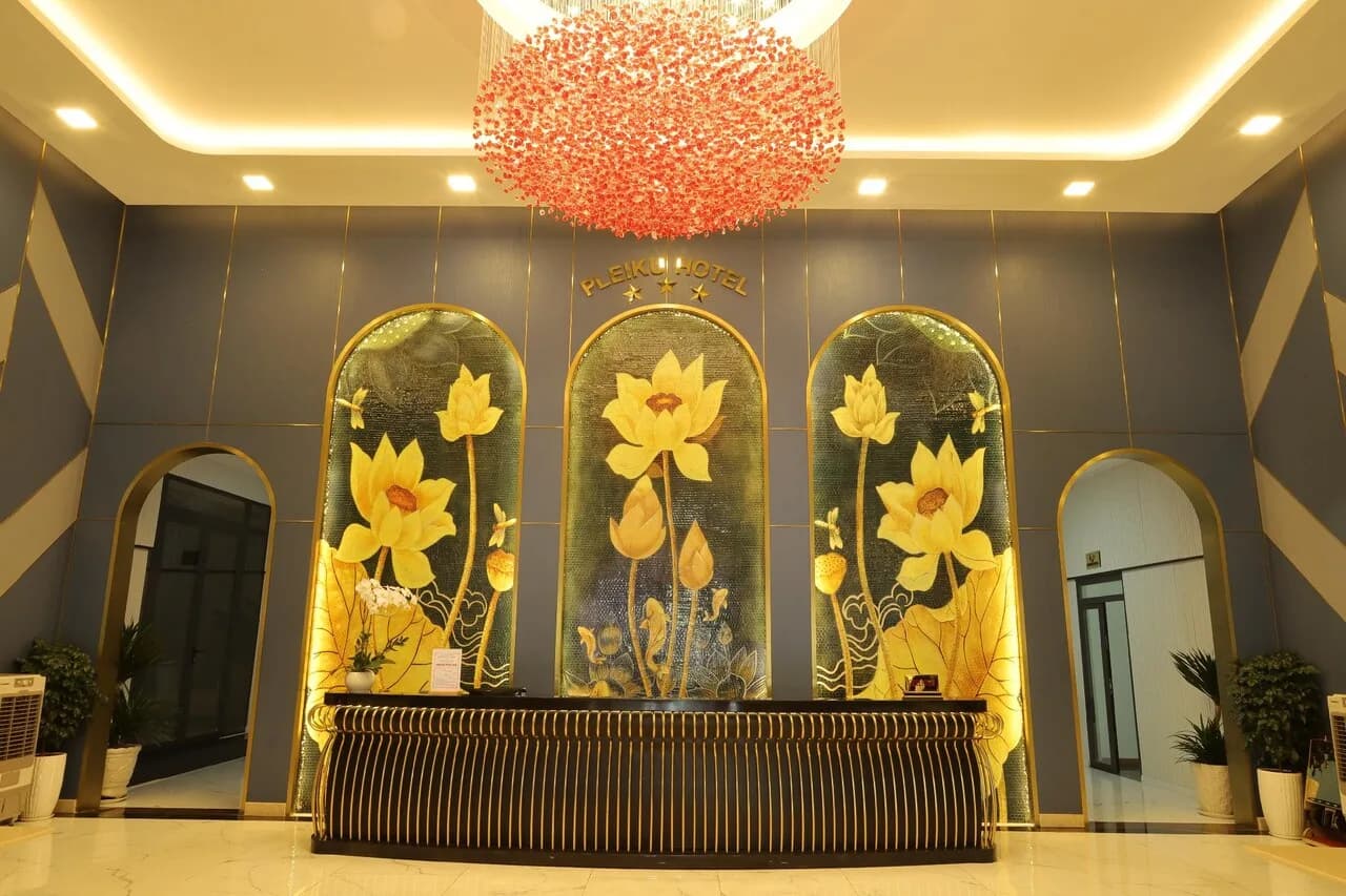 Sảnh lễ tân sang trọng