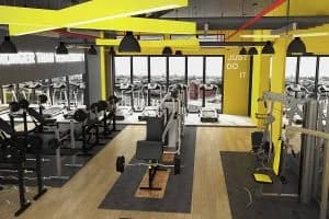 Phòng gym hiện đại