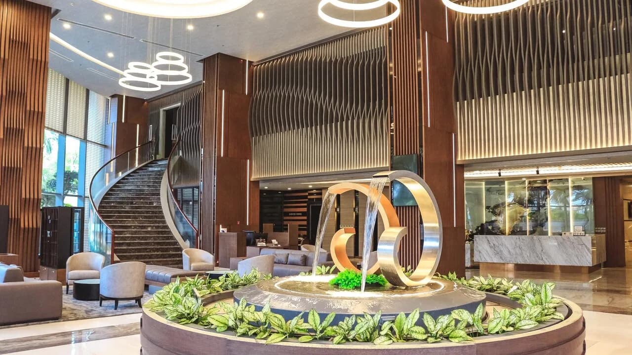 Đại sảnh & thác nước biểu tượng