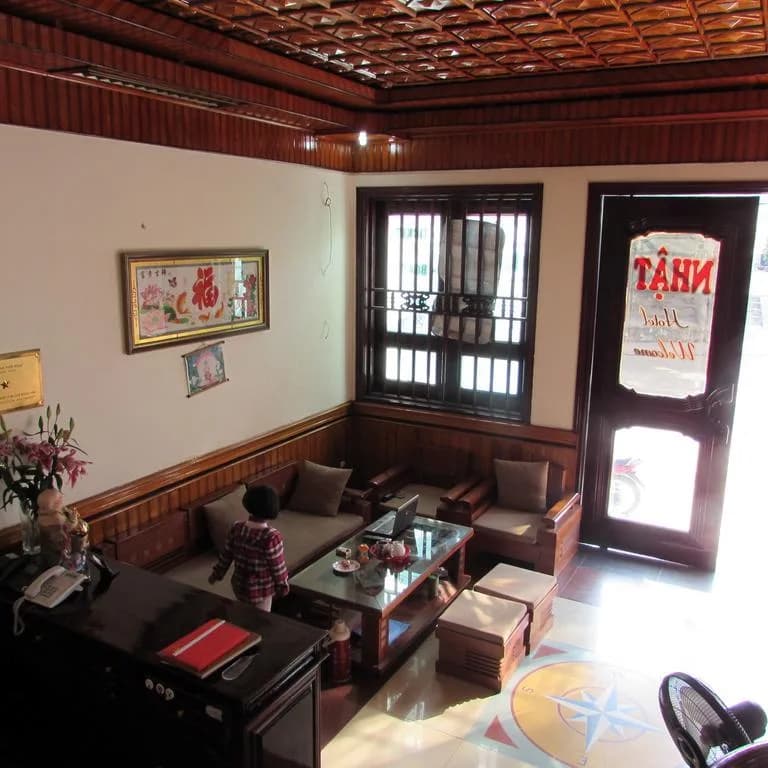 Khu tiếp khách ấm cúng
