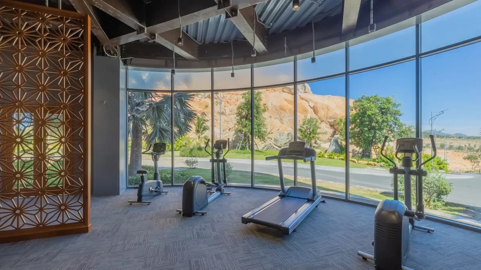 Phòng gym hiện đại