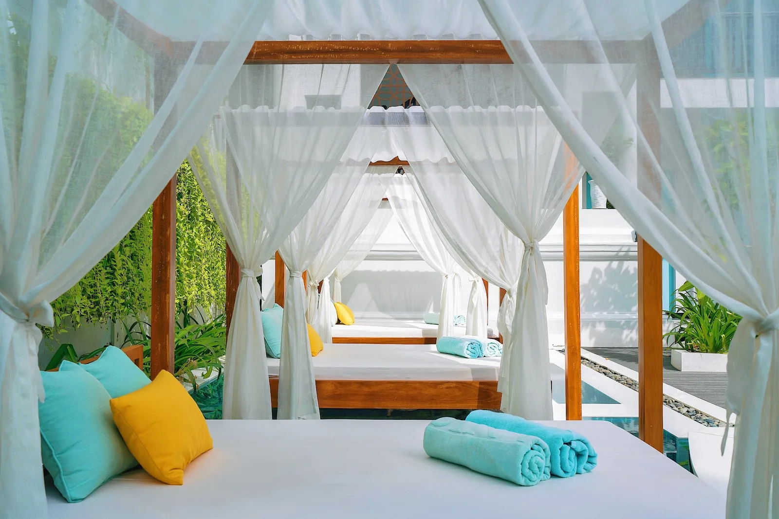 Hồ bơi có cabana