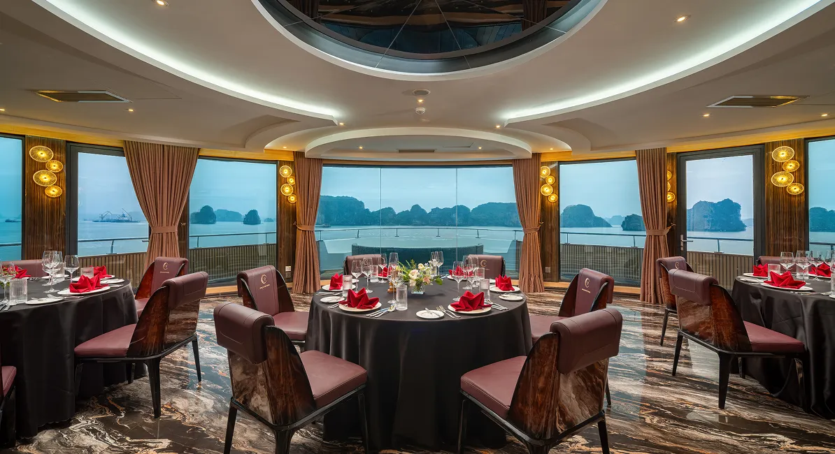 Du thuyền Luna Halong – Nhà hàng & ẩm thực 2