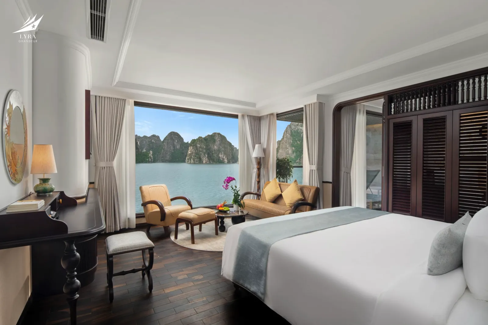 Cabin Sky Terrace Family Suite – Du thuyền Lyra Grandeur