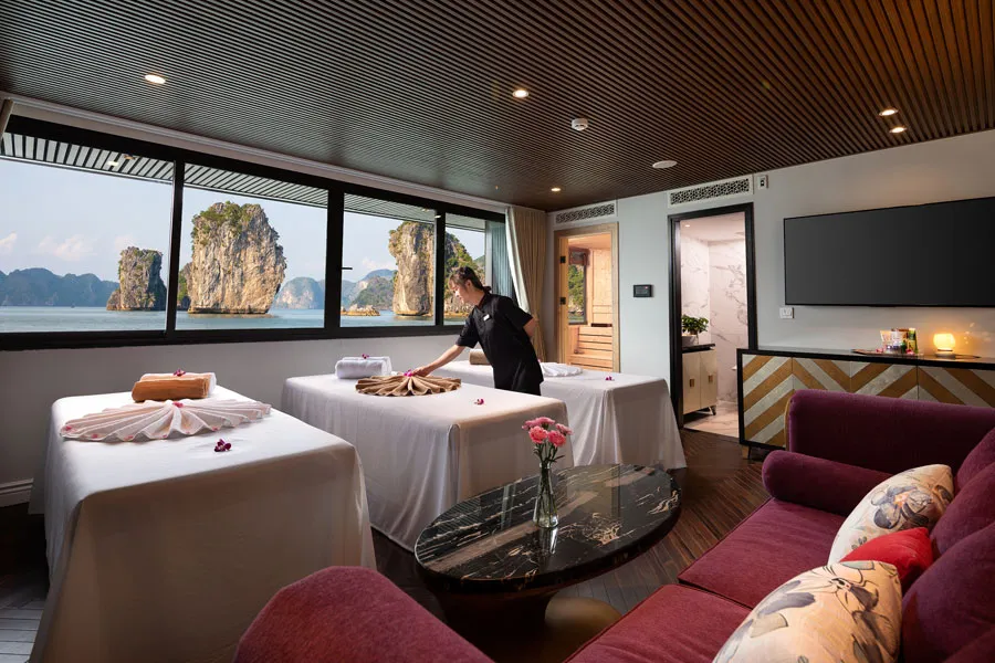 Spa & hầm rượu vang – xì gà